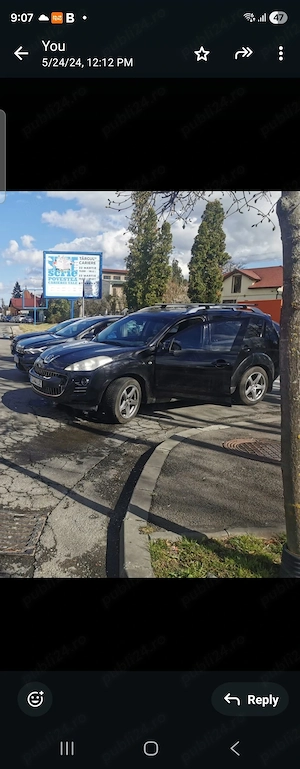 vind sau schimb cu auto mai scump Peugeot 4007 4x4 hi-low 7 locuri 