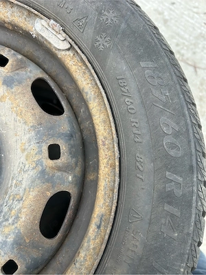 anvelope+jante de tabla 185/60/ R14 82T - imagine 2