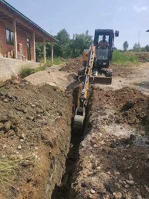 Ofer servicii de săpături fundații case, garduri, terasări.  - imagine 5