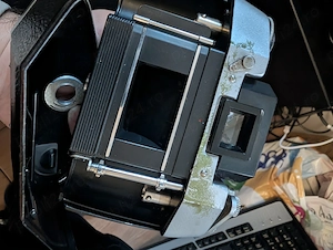 Aparat Foto Vintage SLR Exa 1a cu Obiectiv Carl Zeiss Jena 50mm f 2.8 - imagine 4