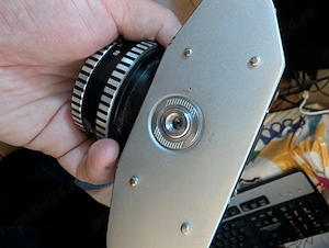 Aparat Foto Vintage SLR Exa 1a cu Obiectiv Carl Zeiss Jena 50mm f 2.8 - imagine 3