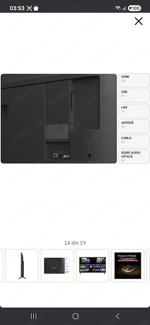Se vinde: Televizor LED Smart LG UHD 139 cm - imagine 4