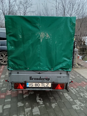 Remorca Brenderup cadru și prelata - imagine 2