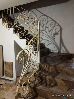 balustradă din fier forjat  - imagine 5