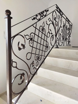 balustradă din fier forjat 