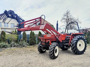 Tractor Fiat Agri dt încărcător frontal+cupa krokodil 