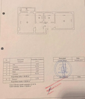 Pacii 2 Camere 53 mp Centrala Proprie + Loc Parcare - imagine 15
