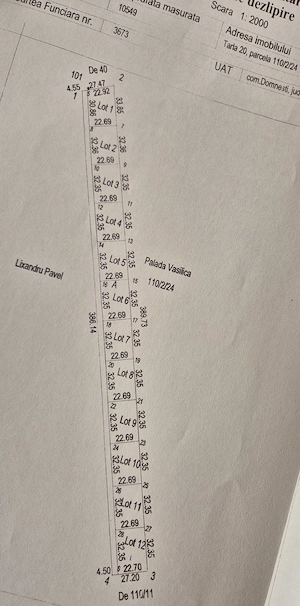 Vand teren intravilan Domnesti, Ilfov, loturi 880 mp