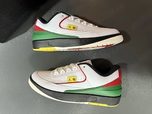 adidasi Originali Nike Air Jordan 2 Retro Low Q54, Noi , Marime 38.5