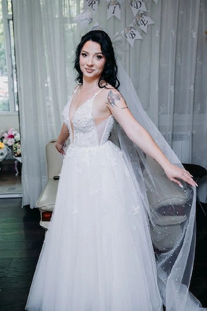 VÂND Rochie de mireasă Pollardi-Daria Karlozi "Enaress"