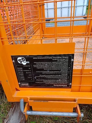 Platformă de lucru   Cușcă pentru lucru la înălțime   Nacelă pentru stivuitor   Cușcă de siguranță