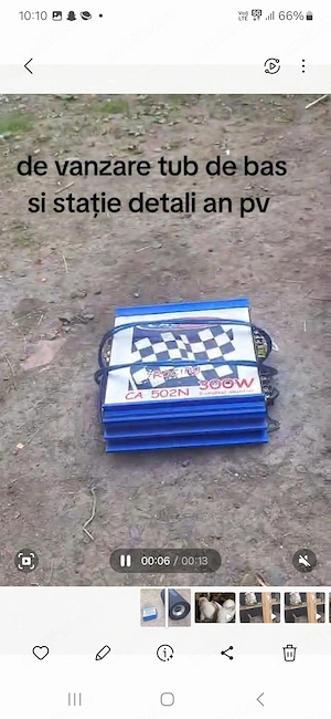 Vand tub de bas cu stație 