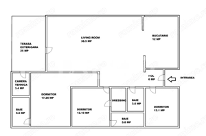 Casa individuala pe un singur nivel - zona linistita si retrasa - imagine 5