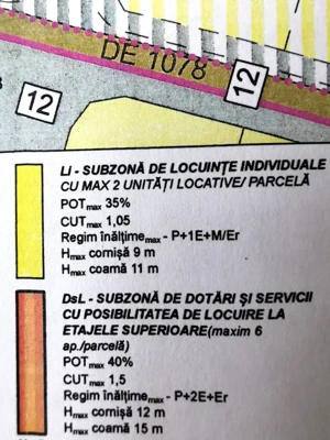 Com. 0% - Giarmata - Teren INTRAVILAN - Su: 571-684mp - Toate utilitatile - imagine 3