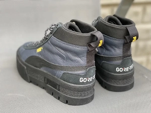 Adidasi Originali Puma Mayze Leather GoreTex Noi, Marimea 35.5 - imagine 4