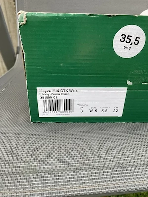 Adidasi Originali Puma Mayze Leather GoreTex Noi, Marimea 35.5 - imagine 3