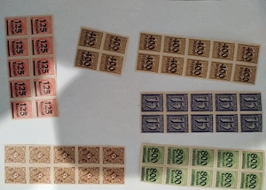 timbre din perioada Reichului