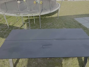 Masă grădină FAUSING 100x220 neagră (Jysk)