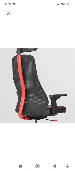 Vand scaun birou  gaming IKEA - imagine 3