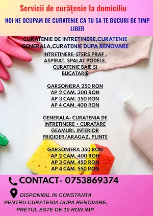 Servicii curățenie 