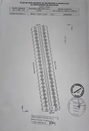 Loturi Teren Intravilan 538mp Sabareni - imagine 3