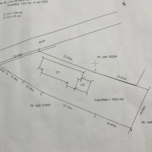 Vând casă+teren cu AC+ drum servitute-1737 mp - imagine 3