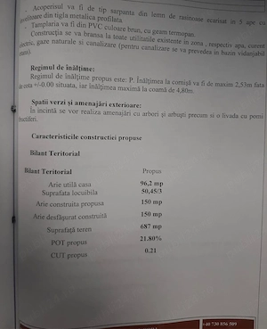 Vând casă+teren cu AC+ drum servitute-1737 mp - imagine 4