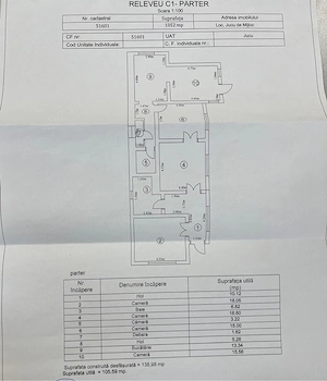 Vând casă+teren cu AC+ drum servitute-1737 mp - imagine 5