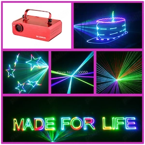 laser programabil pentru scene de animație cu card SD-300RGB