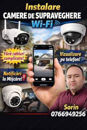 Instalez camere de supraveghere Wi-Fi   rapid și fără bătăi de cap 