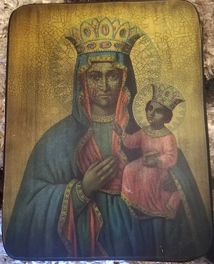 Vand icoana Maica Domnului cu pruncul