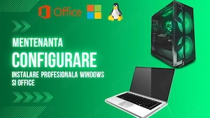Instalare Windows 11, Linux, Office   Mentenanță PC & Laptop