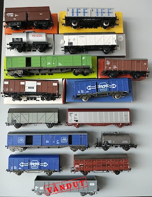 Vagoane trenulet electric H0 Kleinbahn.