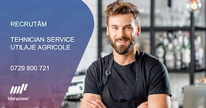 Manpower recruteaza tehnician service utilaje agricole in Alba Iulia