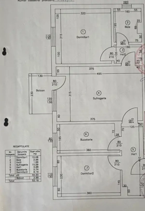 Apartament cu 3 camere, 52 mp, etaj 3, Craiovita Noua, zona Orizont - imagine 10