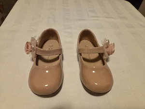 Pantofi din lac pentru fetite Doremi culoare cognac masura 22