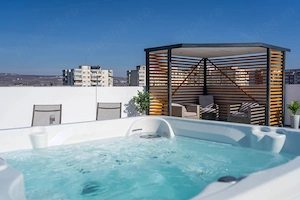 Penthouse premium cu 2 camere în cartierul Între Lacuri, terasă 150 mp cu jacuzzi, lângă Iulius Mall - imagine 17