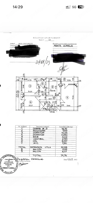 3 camere stradal Crângași BCR  - imagine 8