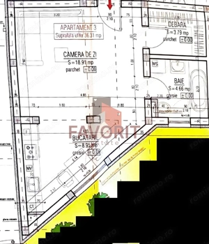 1 camera in Buziasului | 37mp | Gradina proprie 25 mp | Bloc nou - imagine 14