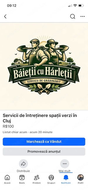 Servicii de întreținere spații verzi Cluj