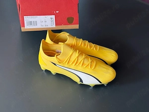 Ghete Fotbal PUMA Ultra Ultimate MXSG Noi, Marime 39, 40 , 40.5