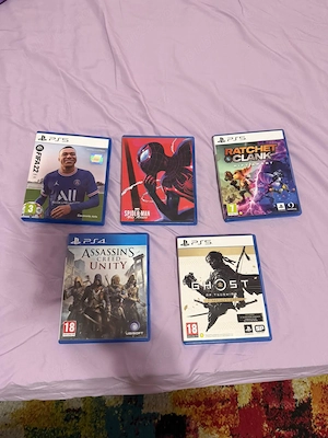 PlayStation 5 Disc Edition + Jocuri   de Vânzare - imagine 2