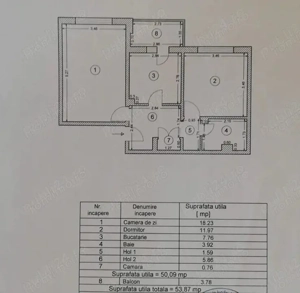 Apartament 2 camere - imagine 4