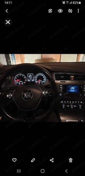 vw golf VII 2013 motor 1,4 TSI, 122cp  - imagine 2