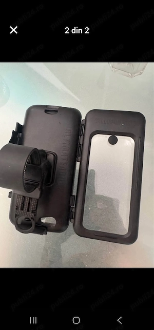 Vând suport telefon biciclete sau trotinetă material de calitate se închide ermetic prindere ușoară  - imagine 2