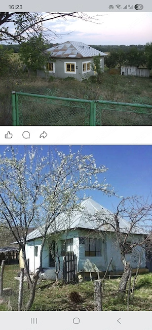 De vanzare doua case comuna Fartatesti-Valcea