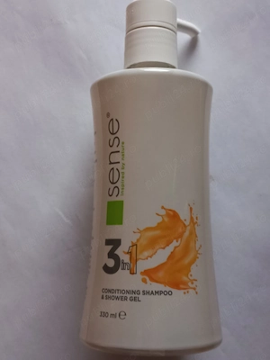 Sense 3 in 1 sampon, balsam si gel de dus 