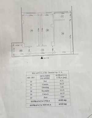 Apartament de 2 camere, 64 mp, decomandat, mobilat si utilat, Soseaua Nicolina - imagine 8