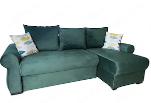 De Vanzare Coltar Royal Deluxe Verde   Extensibil, 2 lazi, Confortabil