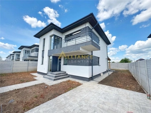 <Vila individuala P+1E> 5 camere 2 bai + dressing 153mp utili teren 360mp